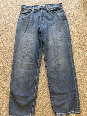 Madewell Mom Jeans Blue Denim Jeans